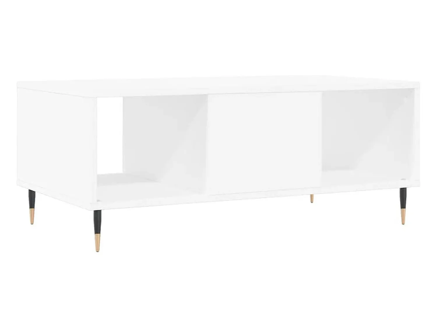Mesa De Centro* Mesa de centro | Mesa de apoio 90x50x36.5 cm derivados de madeira Branco