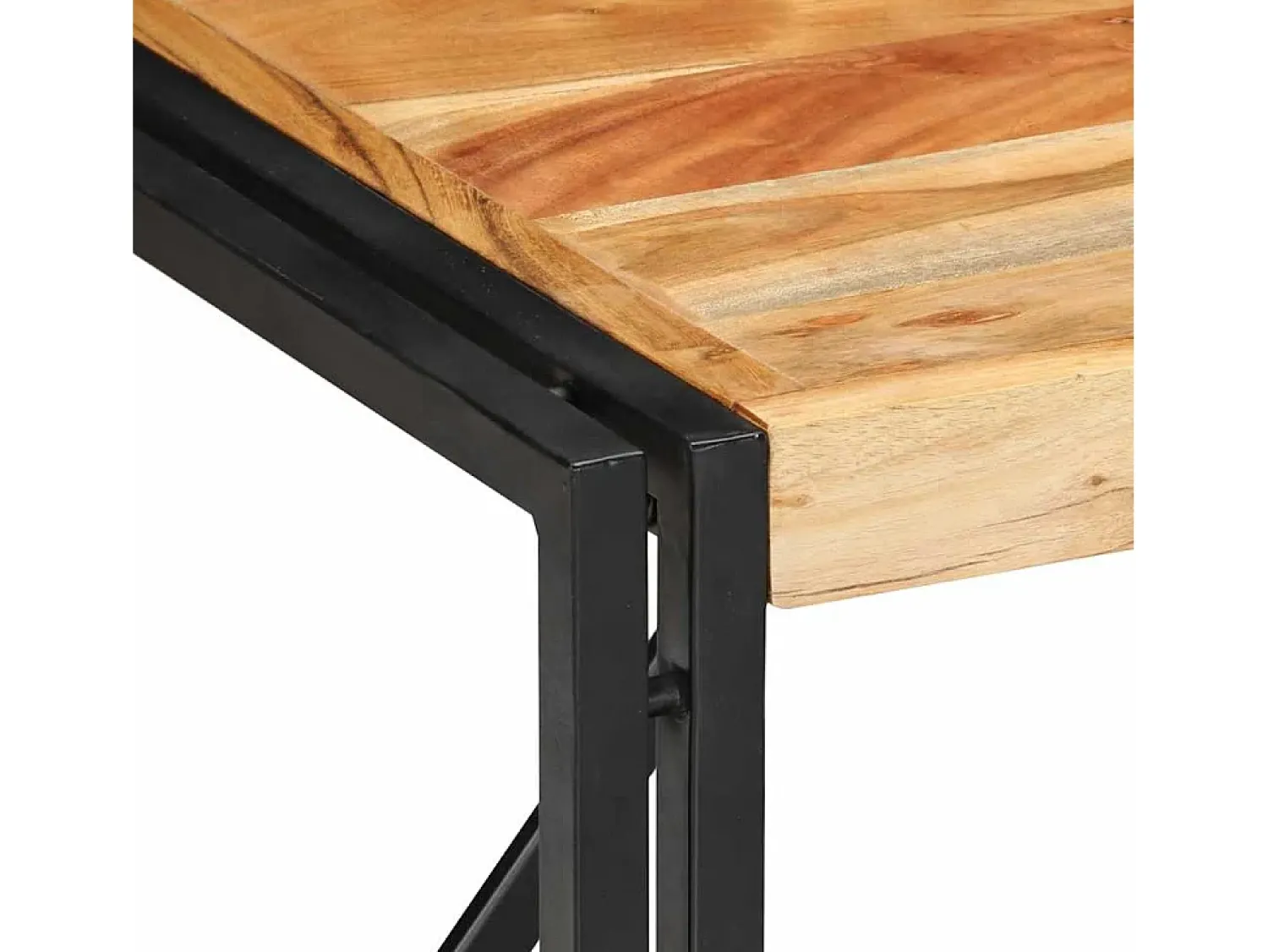 Mesa De Centro| Mesa de centro | Mesa de apoio | Mesa de café 50x50x35 cm madeira de acácia maciça Castanho