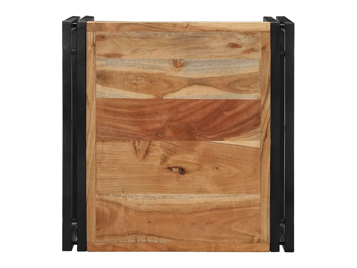 Mesa De Centro| Mesa de centro | Mesa de apoio | Mesa de café 50x50x35 cm madeira de acácia maciça Castanho