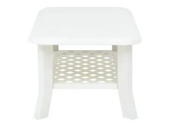 Mesa de centro | Mesa de apoio 90x60x46 cm plástico^ Mesa De Centro