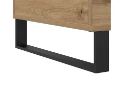 Mesa De Centro* Mesa de centro | Mesa de apoio 90x44.5x45 cm derivados madeira carvalho artisiano Castanho