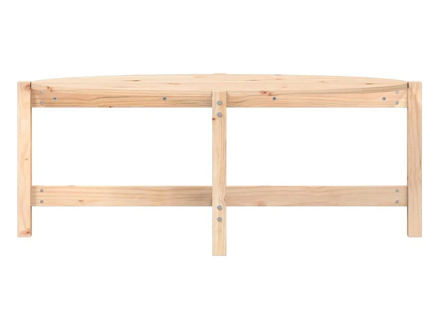 Mesa De Centro* Mesa de centro | Mesa de apoio | Mesa de café 118x63x45 cm madeira de pinho maciça Castanho