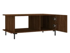 Mesa De Centro| Mesa de centro | Mesa de apoio 90x50x40 cm derivados de madeira carvalho Castanho