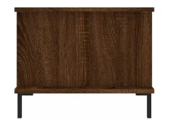 Mesa De Centro| Mesa de centro | Mesa de apoio 90x50x40 cm derivados de madeira carvalho Castanho