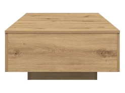 New Mesa de centro | Mesa de apoio 90x60x31 cm deriv. madeira carvalho artisiano Castanho