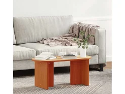 Mesa De Centro* Mesa de centro | Mesa de apoio -mel 80x39.5x35 cm Castanho