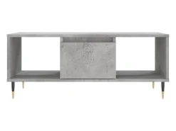 Mesa De Centro* Mesa de centro | Mesa de apoio 90x50x36.5 cm derivados madeira cimento Cinzento
