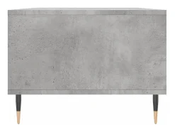 Mesa De Centro* Mesa de centro | Mesa de apoio 90x50x36.5 cm derivados madeira cimento Cinzento