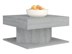 Mesa de centro | Mesa de apoio 57x57x30 cm derivados de madeira sonoma^ Mesa De Centro
