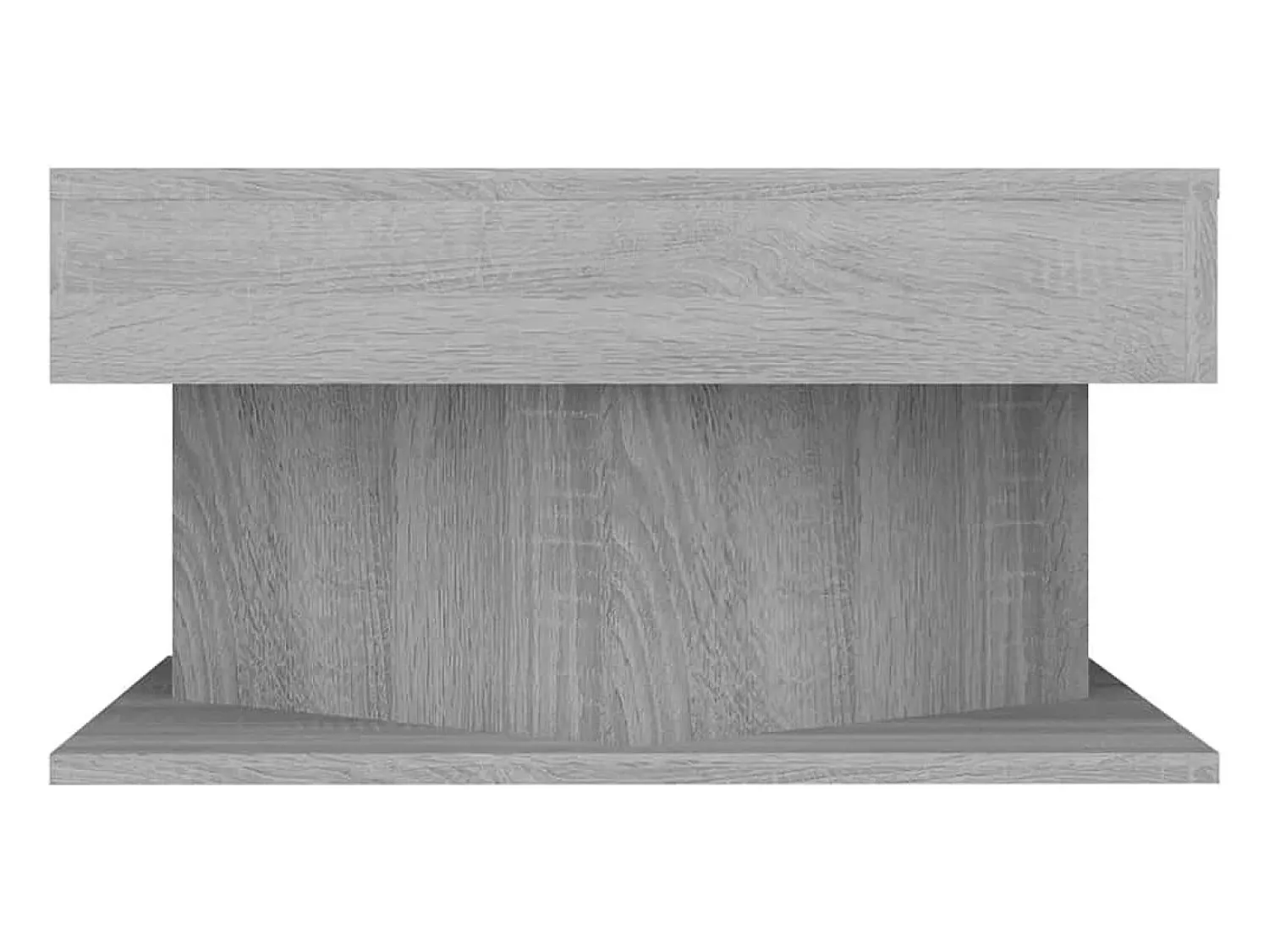 Mesa de centro | Mesa de apoio 57x57x30 cm derivados de madeira sonoma^ Mesa De Centro