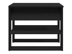 Mesa De Centro| Mesa de centro | Mesa de apoio Carvalho 55.5x55x45 cm Preto