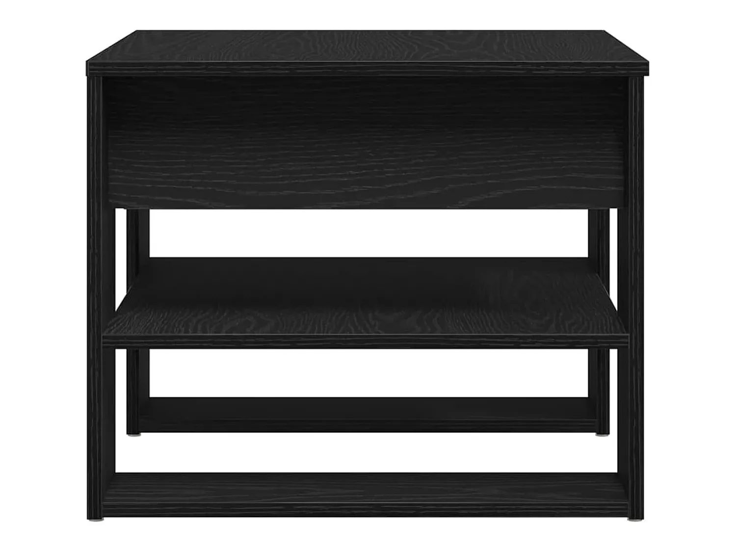 Mesa De Centro| Mesa de centro | Mesa de apoio Carvalho 55.5x55x45 cm Preto