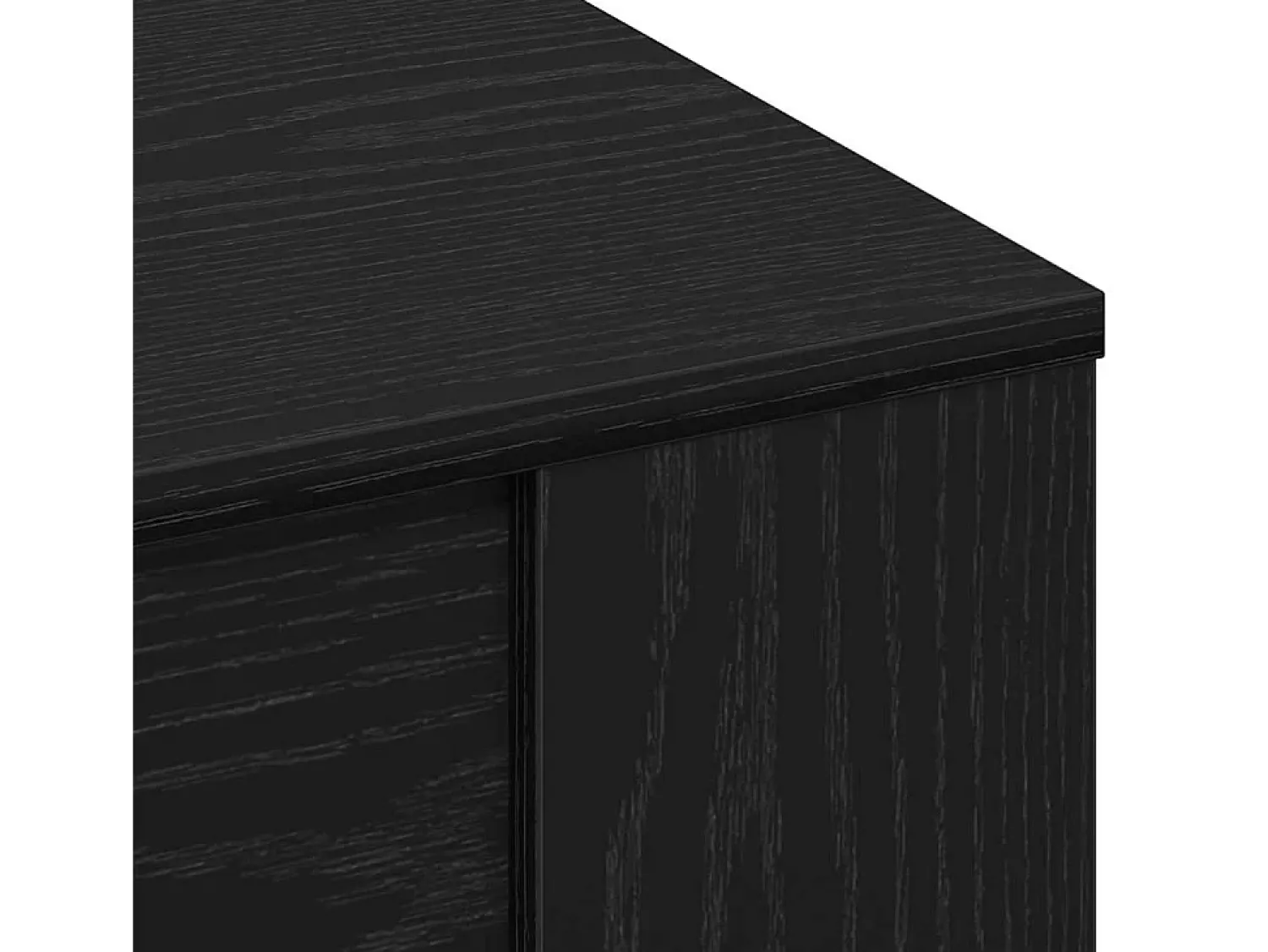 Mesa De Centro| Mesa de centro | Mesa de apoio Carvalho 55.5x55x45 cm Preto