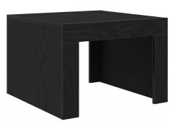 Mesa De Centro| Mesa de centro | Mesa de apoio Carvalho Madeira processada Preto