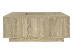 Sale Mesa de centro | Mesa de apoio 100x100x40 cm derivados madeira carvalho sonoma Castanho