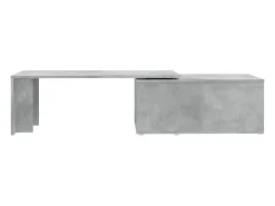 Mesa de centro | Mesa de apoio 150x50x35 cm contraplacado cimento^ Mesa De Centro