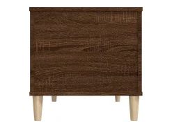 New Mesa de centro | Mesa de apoio 90x44.5x45 cm derivados madeira carvalho Castanho