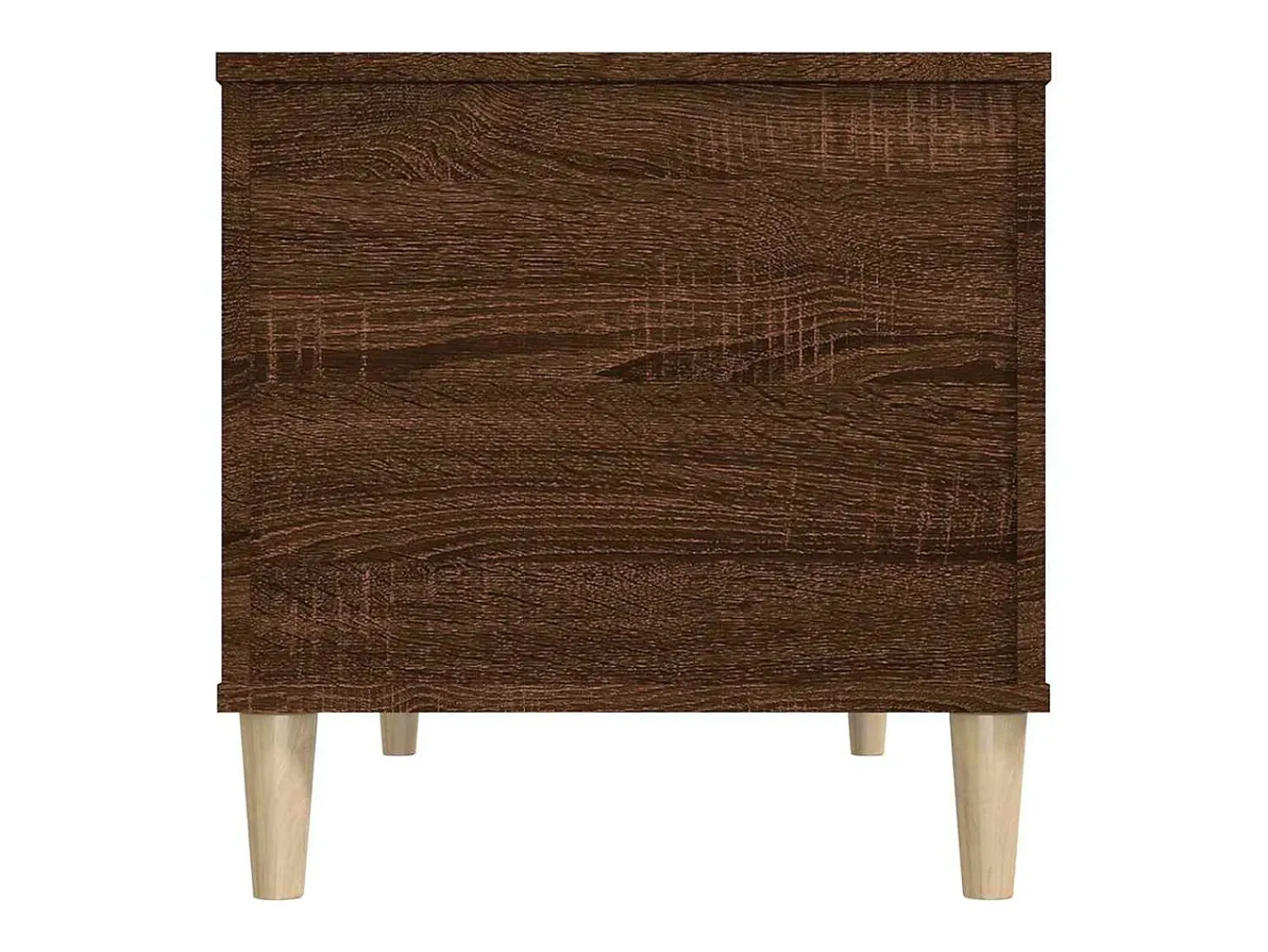 New Mesa de centro | Mesa de apoio 90x44.5x45 cm derivados madeira carvalho Castanho