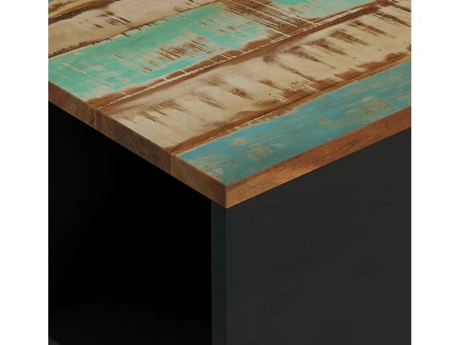 Mesa de centro | Mesa de apoio | Mesa de café 60x50x35 cm madeira recuperada maciça^ Mesa De Centro