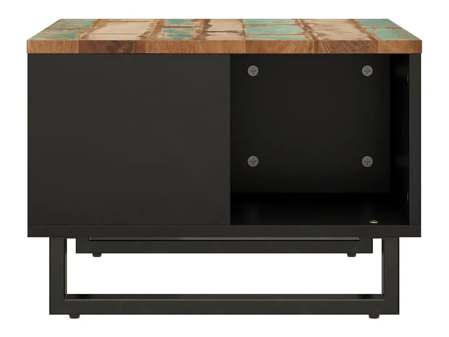 Mesa de centro | Mesa de apoio | Mesa de café 60x50x35 cm madeira recuperada maciça^ Mesa De Centro
