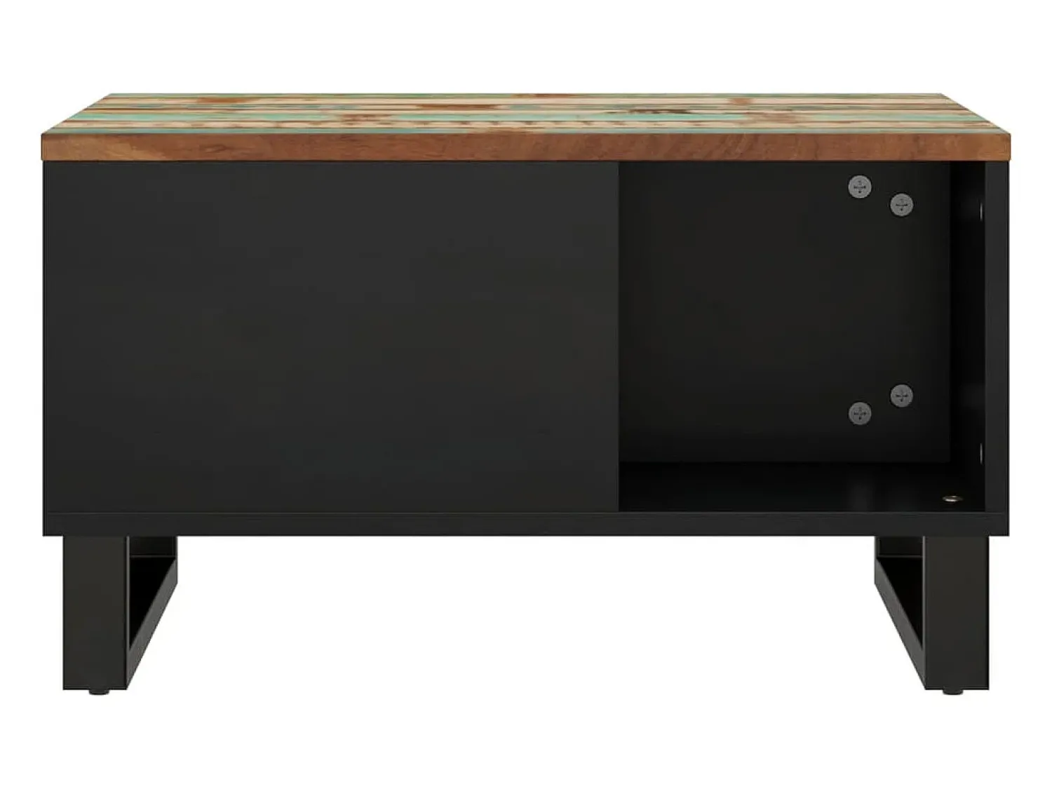 Mesa de centro | Mesa de apoio | Mesa de café 60x50x35 cm madeira recuperada maciça^ Mesa De Centro