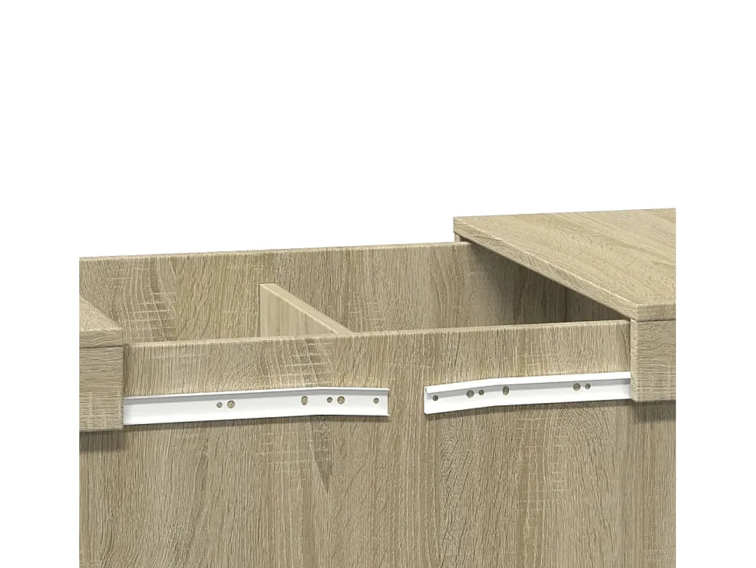 Mesa De Centro* Mesa de centro | Mesa de apoio 100x55x40 derivados de madeira carvalho sonoma Castanho