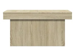 Mesa De Centro* Mesa de centro | Mesa de apoio 100x55x40 derivados de madeira carvalho sonoma Castanho