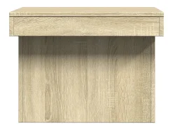 Mesa De Centro* Mesa de centro | Mesa de apoio 100x55x40 derivados de madeira carvalho sonoma Castanho