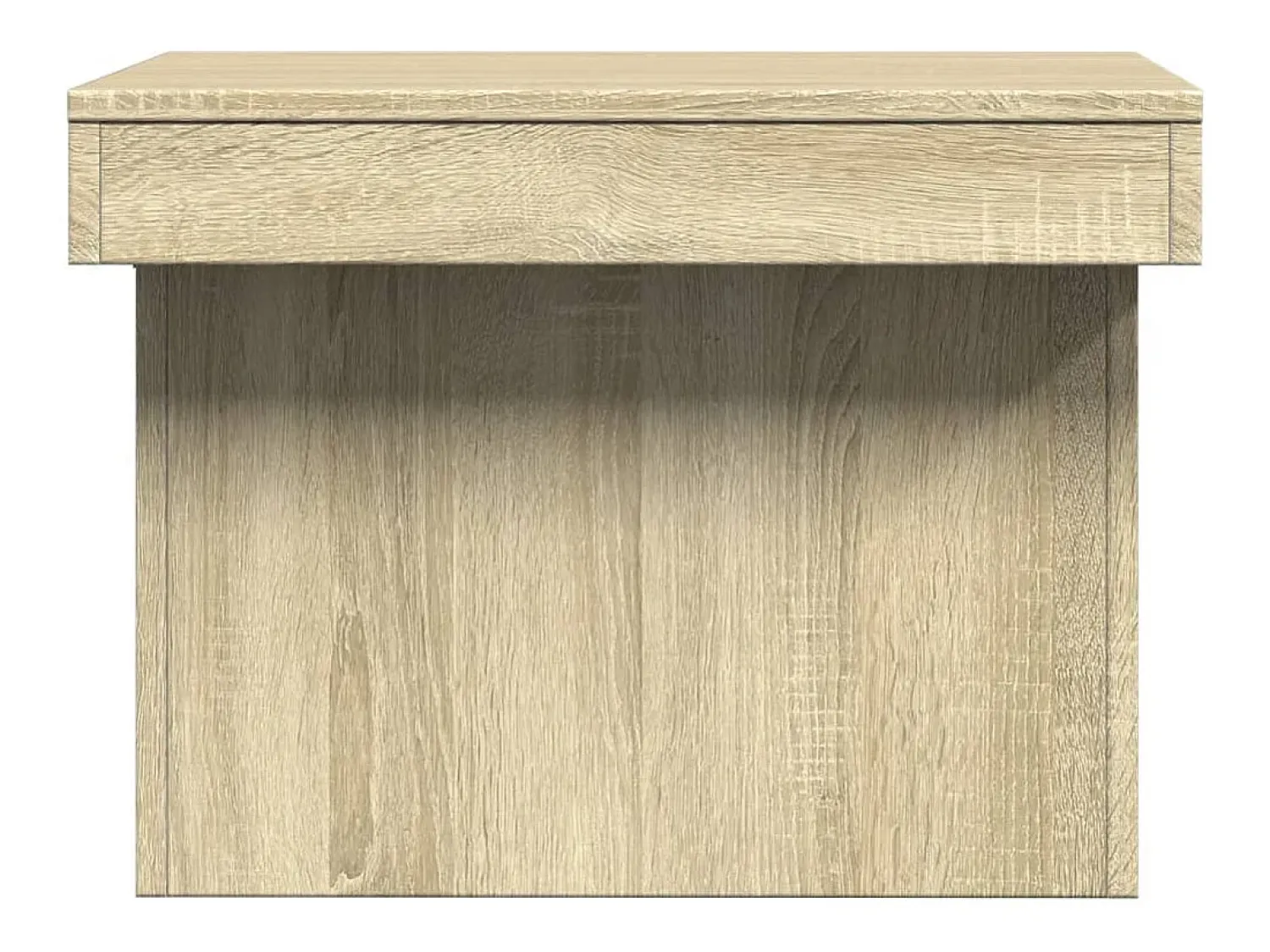Mesa De Centro* Mesa de centro | Mesa de apoio 100x55x40 derivados de madeira carvalho sonoma Castanho
