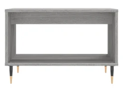 Mesa De Centro* Mesa de centro | Mesa de apoio 60x50x40 cm derivados de madeira sonoma Cinzento