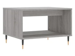 Mesa De Centro* Mesa de centro | Mesa de apoio 60x50x40 cm derivados de madeira sonoma Cinzento