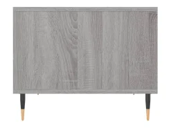 Mesa De Centro* Mesa de centro | Mesa de apoio 60x50x40 cm derivados de madeira sonoma Cinzento