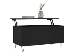 Mesa de centro | Mesa de apoio 90x44.5x45 cm derivados de madeira^ Mesa De Centro