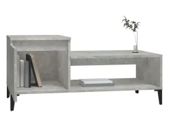 Mesa de centro | Mesa de apoio 100x50x45 cm derivados madeira cimento^ Mesa De Centro