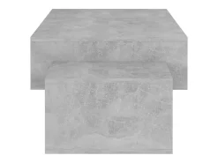 Mesa De Centro* Mesa de centro | Mesa de apoio 105x55x32 cm derivados madeira cimento Cinzento