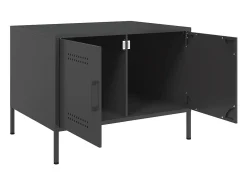 Mesa De Centro* Mesa de centro | Mesa de apoio 68x50x50.5 cm aço Preto