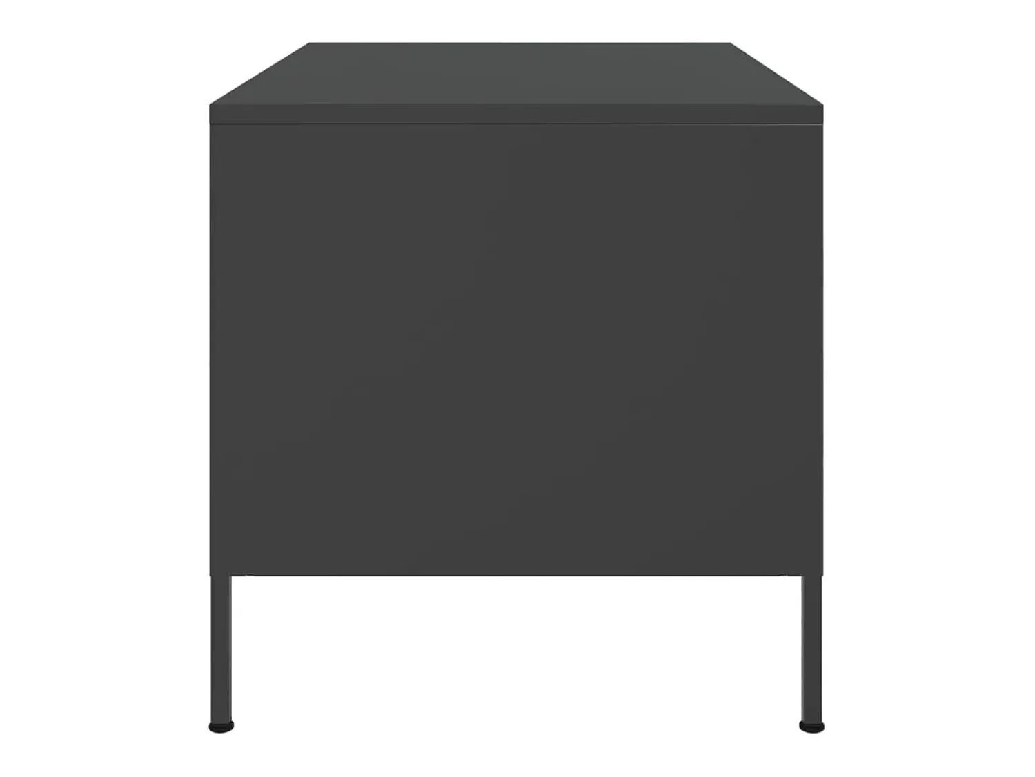 Mesa De Centro* Mesa de centro | Mesa de apoio 68x50x50.5 cm aço Preto