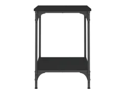 Mesa De Centro* Mesa de centro | Mesa de apoio 40x40x55 cm derivados de madeira Preto