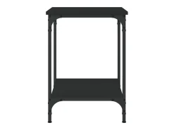 Mesa De Centro* Mesa de centro | Mesa de apoio 40x40x55 cm derivados de madeira Preto