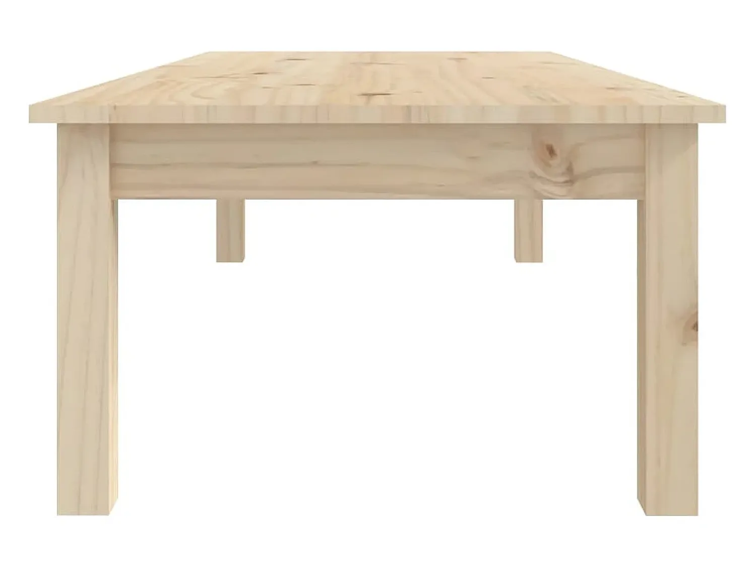 Mesa de centro | Mesa de apoio | Mesa de café 110x50x30 cm madeira de pinho maciça^ Mesa De Centro
