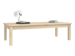 Mesa de centro | Mesa de apoio | Mesa de café 110x50x30 cm madeira de pinho maciça^ Mesa De Centro