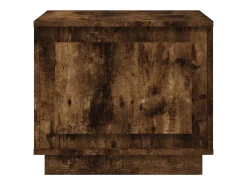 Mesa De Centro| Mesa de centro | Mesa de apoio 51x50x44 cm derivados madeira carvalho fumado Castanho