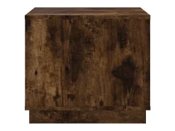 Mesa De Centro| Mesa de centro | Mesa de apoio 51x50x44 cm derivados madeira carvalho fumado Castanho