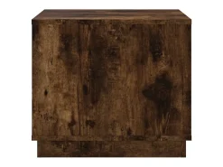 Mesa De Centro| Mesa de centro | Mesa de apoio 51x50x44 cm derivados madeira carvalho fumado Castanho