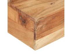 Mesa de centro | Mesa de apoio | Mesa de café 80x80x28 cm madeira de acácia maciça^ Mesa De Centro
