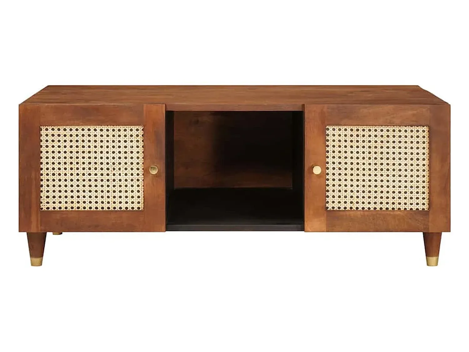 Mesa De Centro| Mesa de centro | Mesa de apoio 100x54x40 cm Castanho
