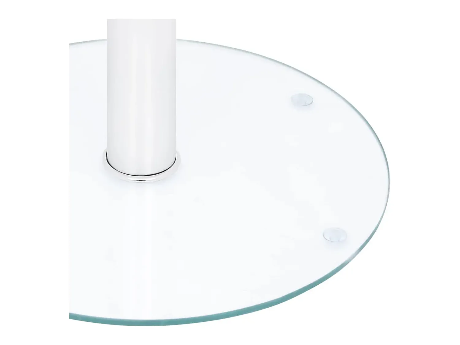 Mesa De Centro| Mesa de centro | Mesa de apoio 40 cm vidro temperado Transparente
