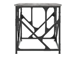 Mesa de centro | Mesa de apoio 45x45x47.5 cm derivados de madeira cinza sonoma^ Mesa De Centro