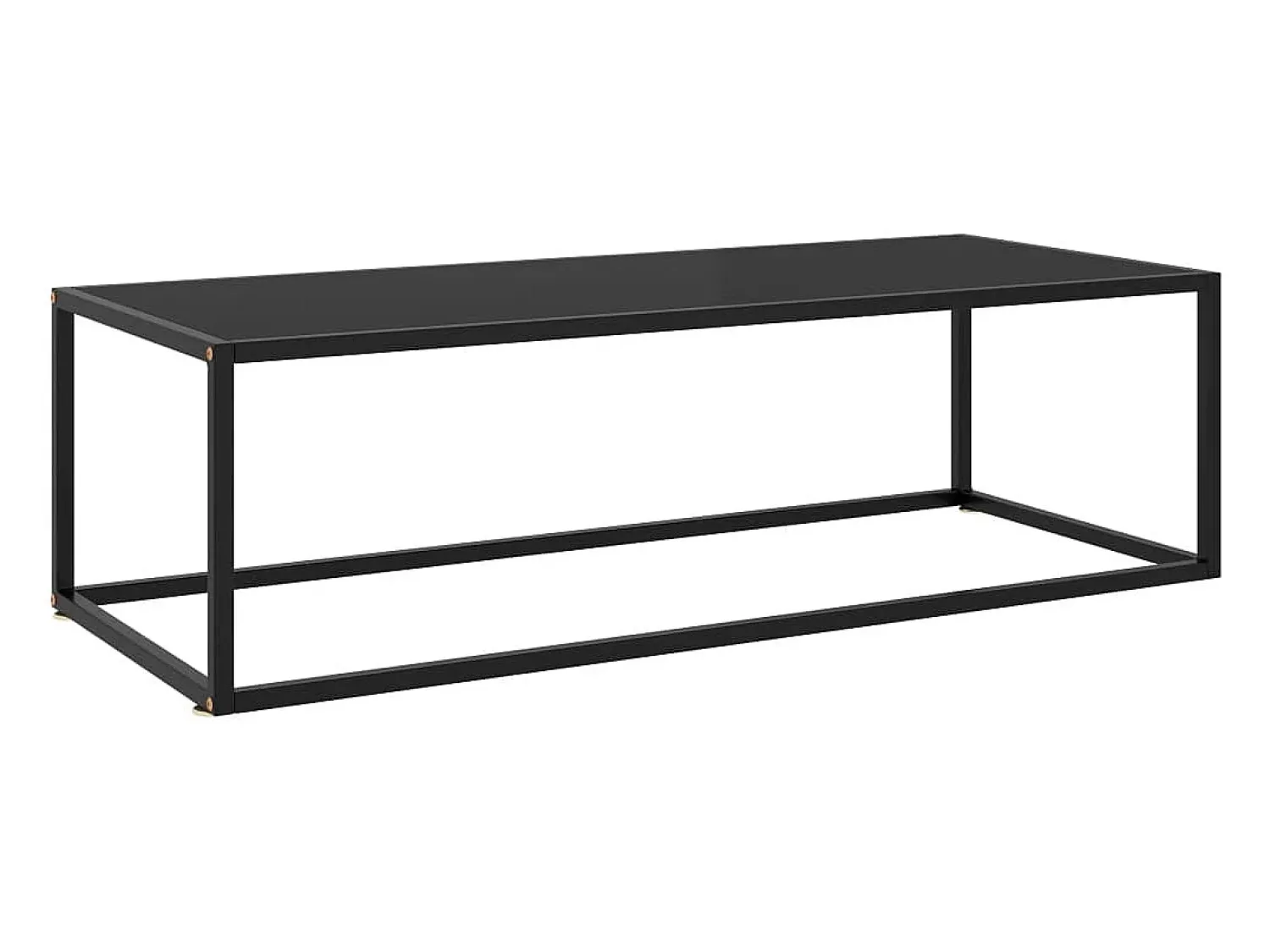 Mesa De Centro* Mesa de centro | Mesa de apoio 120x50x35 cm vidro Preto