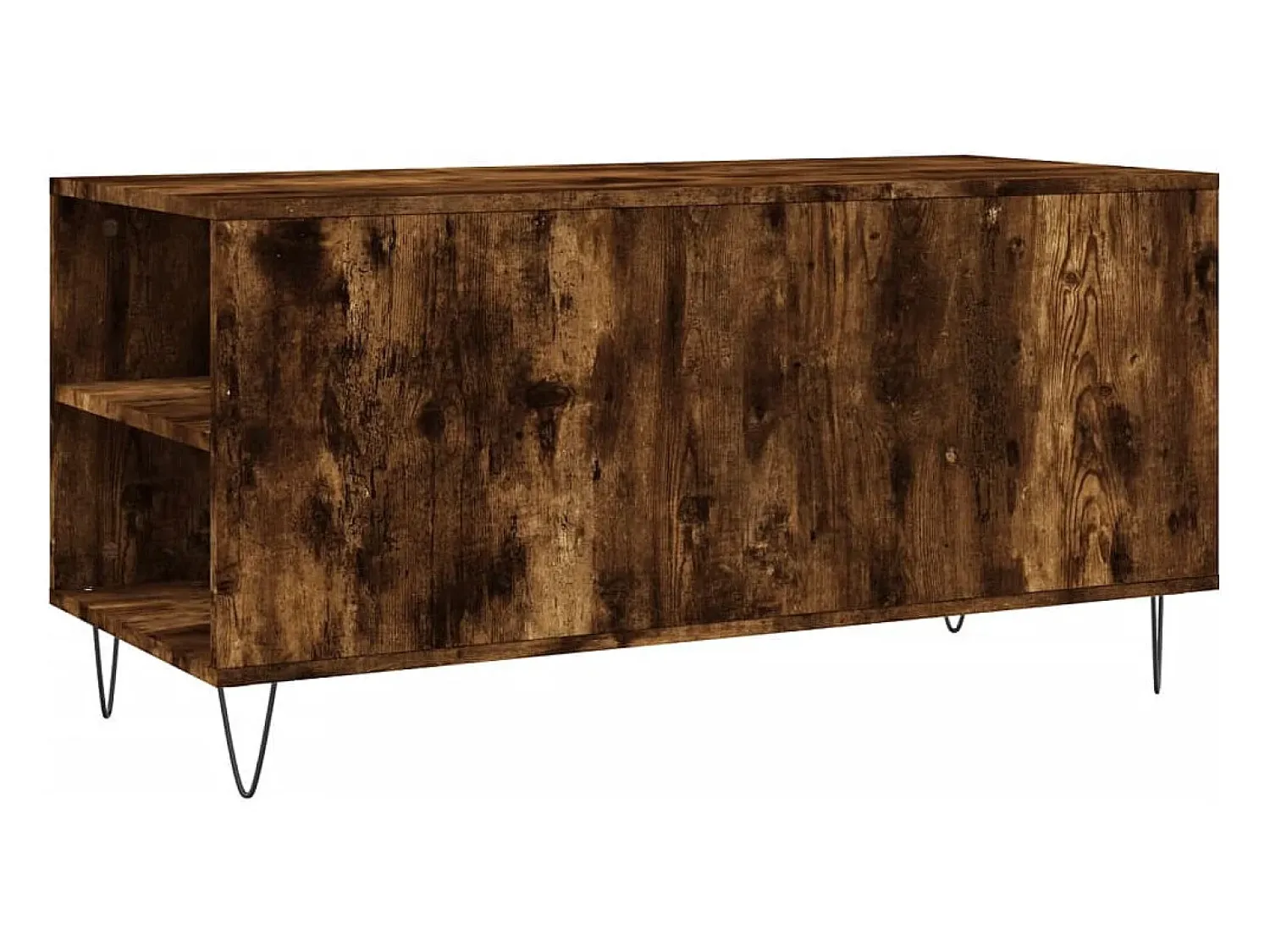 Mesa De Centro| Mesa de centro | Mesa de apoio derivados de madeira carvalho fumado Castanho